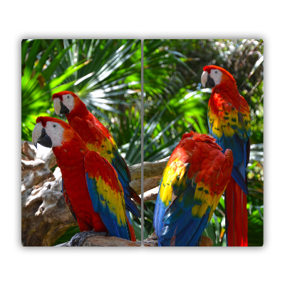 Worktop saver Macaws parrots