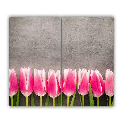 Worktop saver Pink tulips