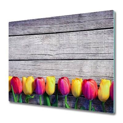 Worktop saver Tulips wood