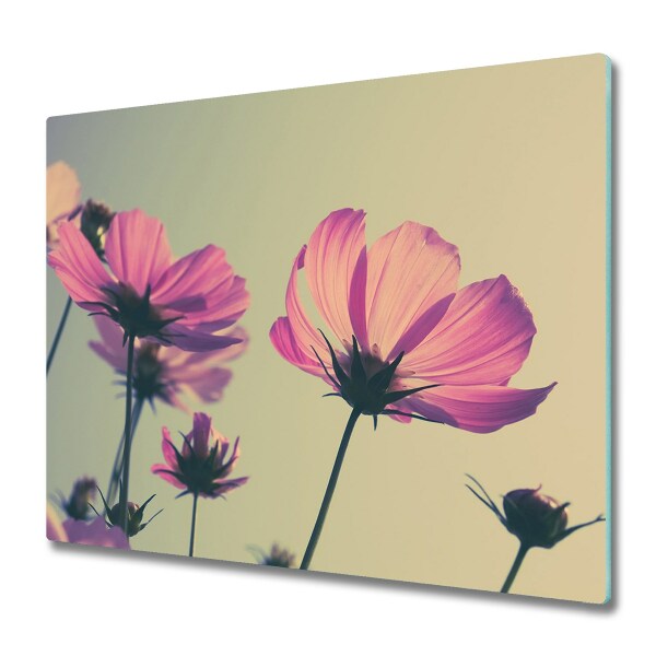 Worktop saver Pink flowers