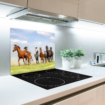 Worktop saver Horses galloping