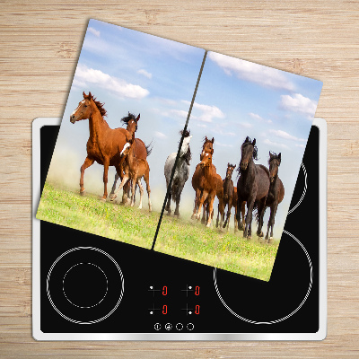 Worktop saver Horses galloping