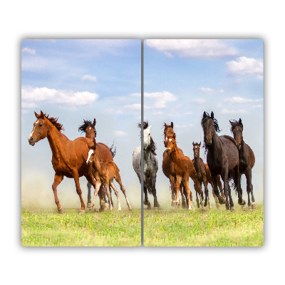 Worktop saver Horses galloping