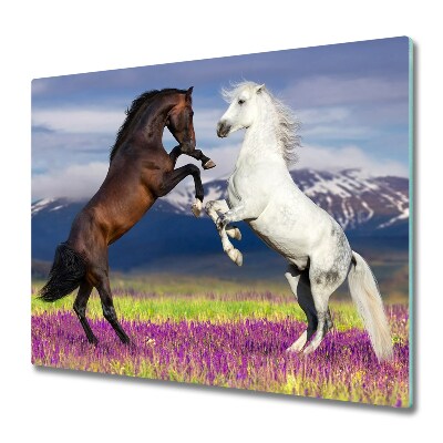 Worktop saver Horses mountains