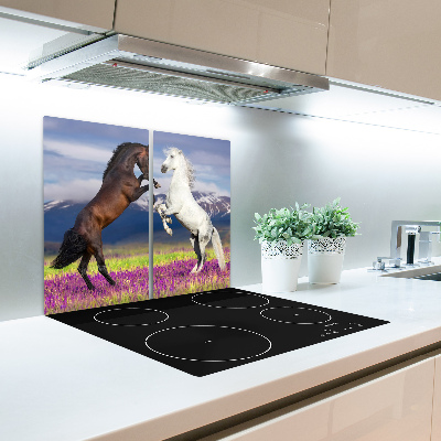 Worktop saver Horses mountains