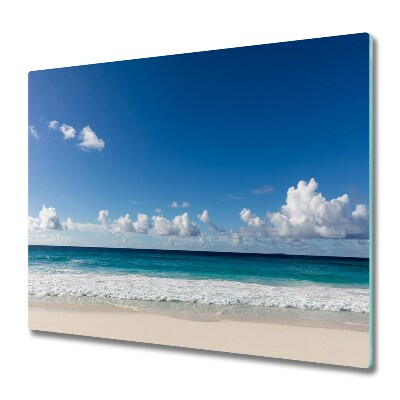 Worktop saver Seychelles beach