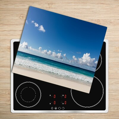 Worktop saver Seychelles beach