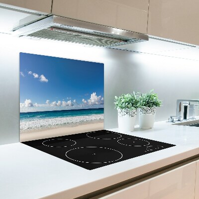 Worktop saver Seychelles beach