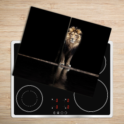 Worktop saver Portrait of a lion