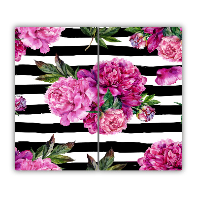 Worktop saver Pink peonies