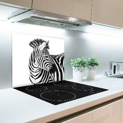 Worktop saver Zebra in the snow