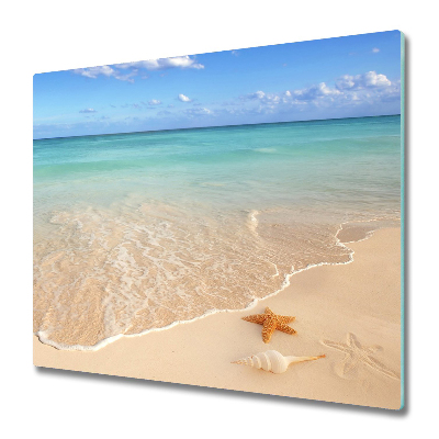 Worktop saver Starfish on the beach