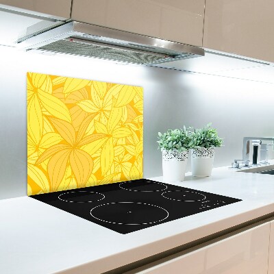 Worktop saver Yellow flowers