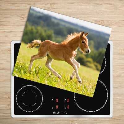 Worktop saver Foals galloping