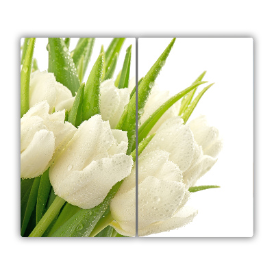 Worktop saver White tulips