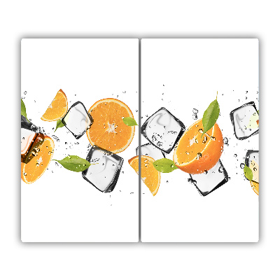 Worktop saver Oranges with ice