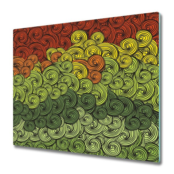 Worktop saver Colorful waves