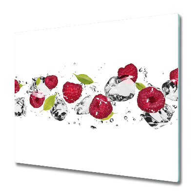 Worktop saver Raspberry and water