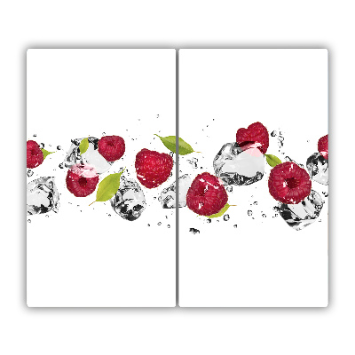 Worktop saver Raspberry and water