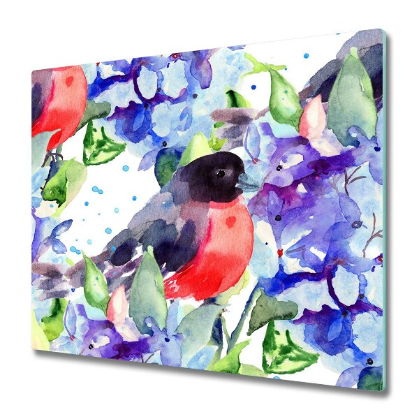 Worktop saver Bird and flowers