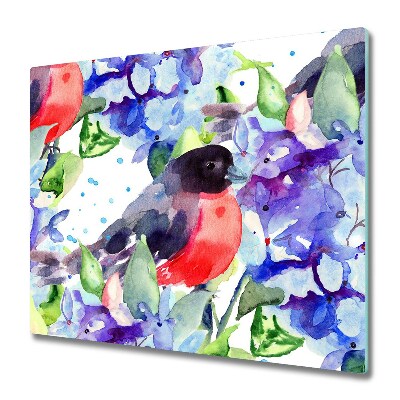 Worktop saver Bird and flowers