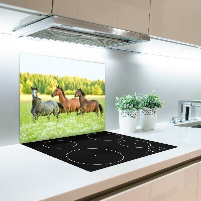 Worktop saver Horses galloping