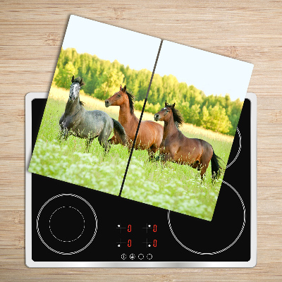 Worktop saver Horses galloping