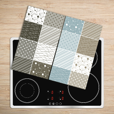 Chopping board Geometric pattern