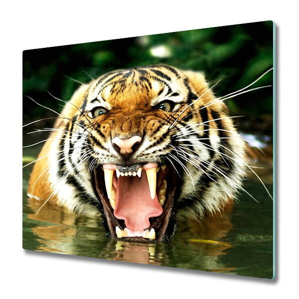 Chopping board Roaring tiger