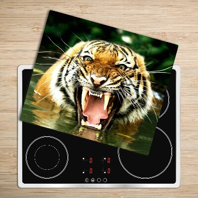 Chopping board Roaring tiger