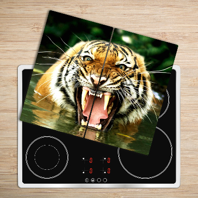 Chopping board Roaring tiger