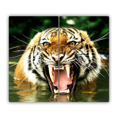 Chopping board Roaring tiger