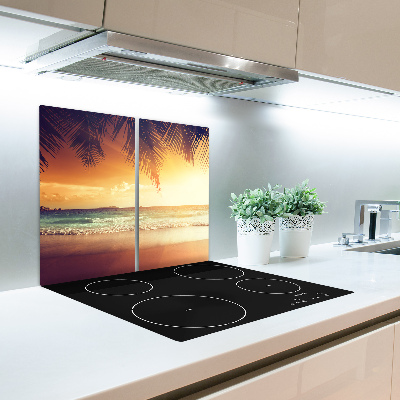 Chopping board Tropical beach