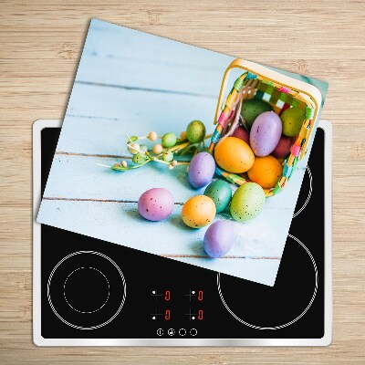 Chopping board Easter eggs