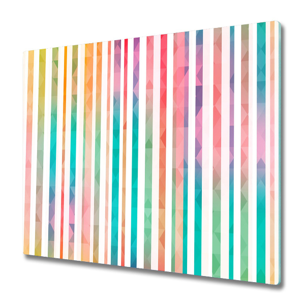 Chopping board Rainbow stripes