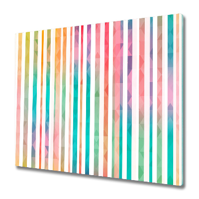 Chopping board Rainbow stripes