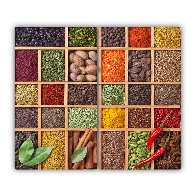 Chopping board Spices and herbs