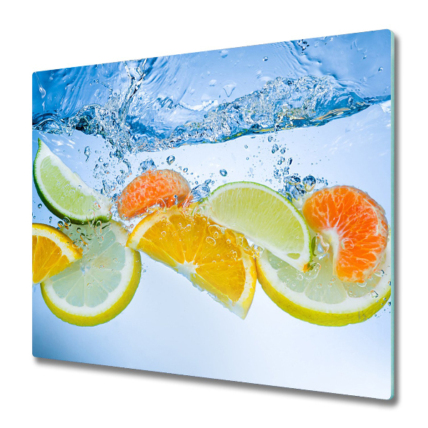 Chopping board Citrus fruits water