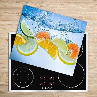 Chopping board Citrus fruits water