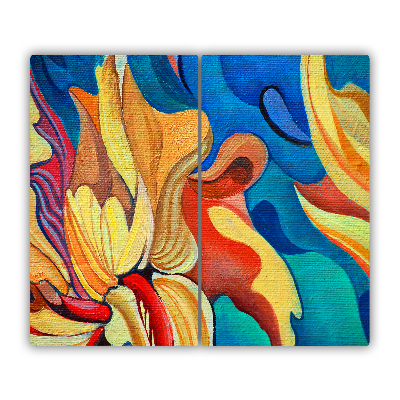 Chopping board Abstract flower