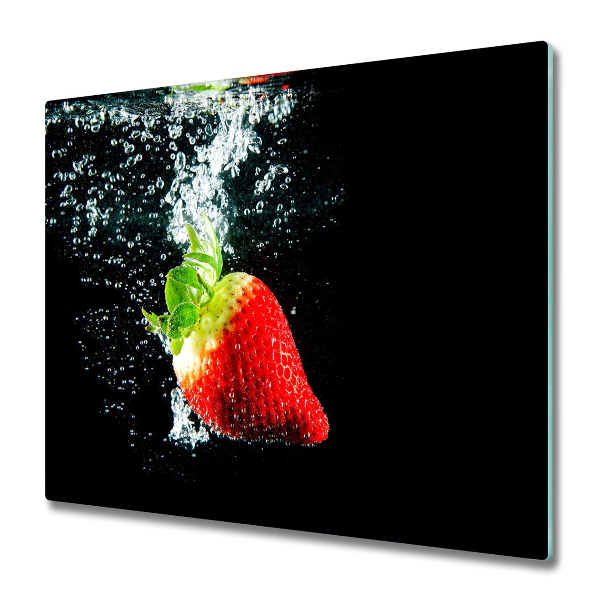 Chopping board Strawberry water