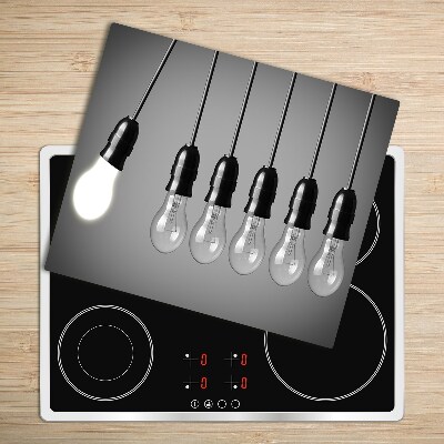 Chopping board Six light bulbs