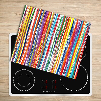 Chopping board Colored stripes