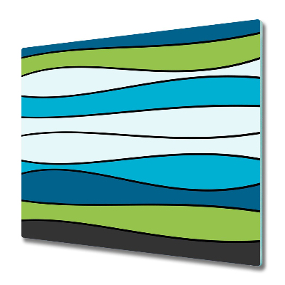 Chopping board Colored stripes