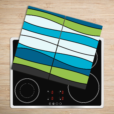 Chopping board Colored stripes