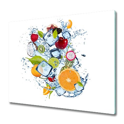 Chopping board Fruit and ice