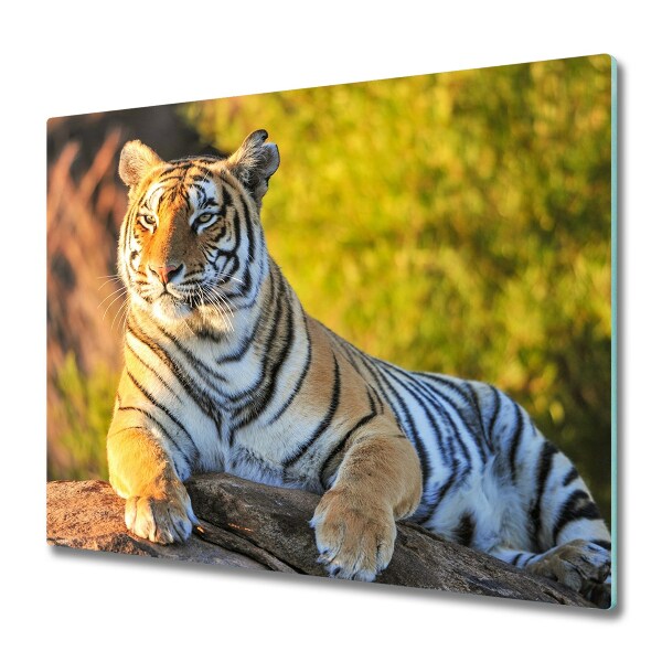 Chopping board Portrait of a tiger