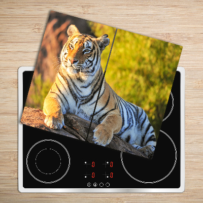 Chopping board Portrait of a tiger
