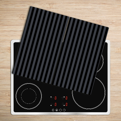 Chopping board Gray stripes