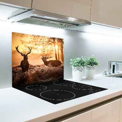 Chopping board Deer sunrise